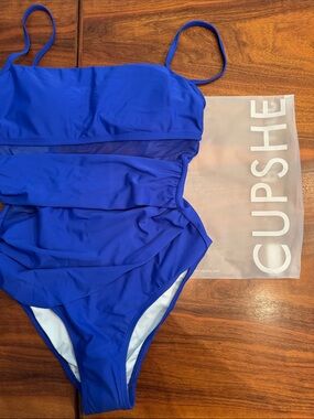Salty Sweet Blue One Piece Cupshe Swimsuit